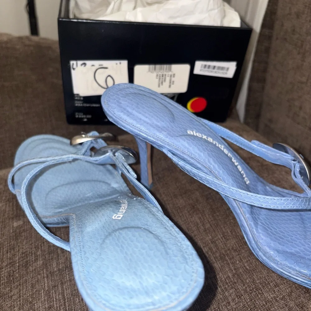 T by Alexander Wang Dome 85 Water Snake Slide Sandals